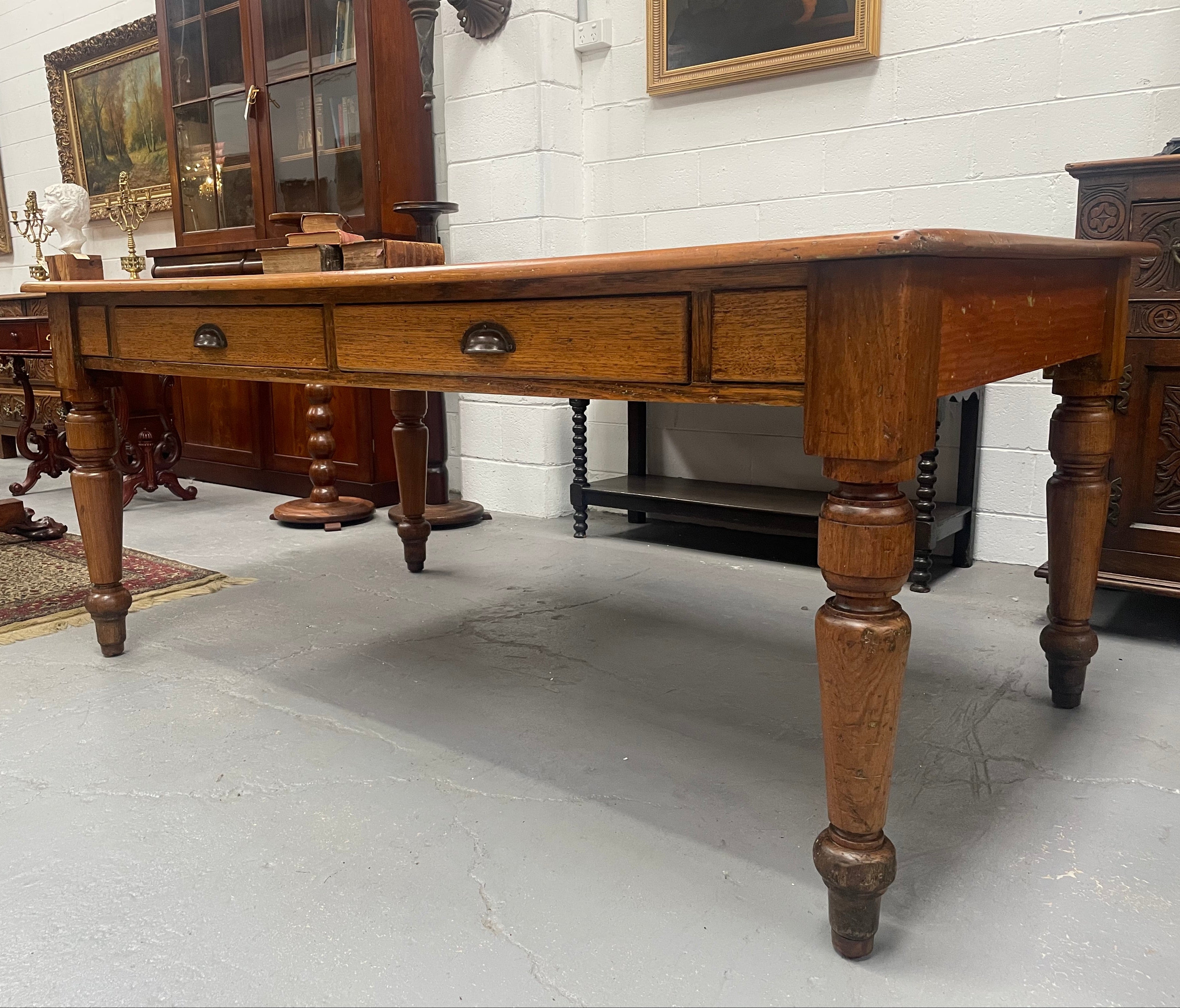 19th Century Colonial "Station Masters Desk"
