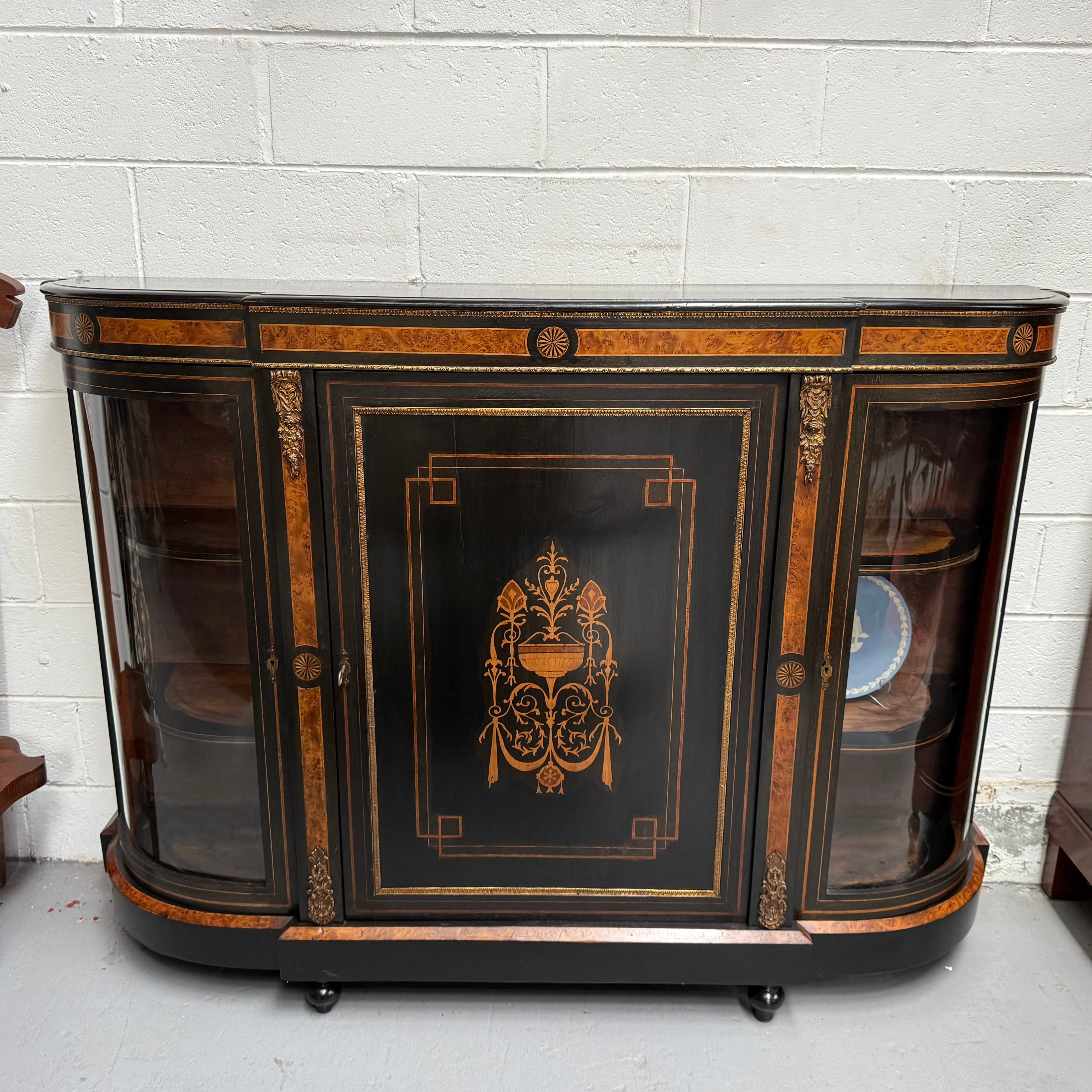 19th Century French Ebonised Credenza | Antique & Vintage | Moonee Ponds Antiques | Australia Wide Delivery