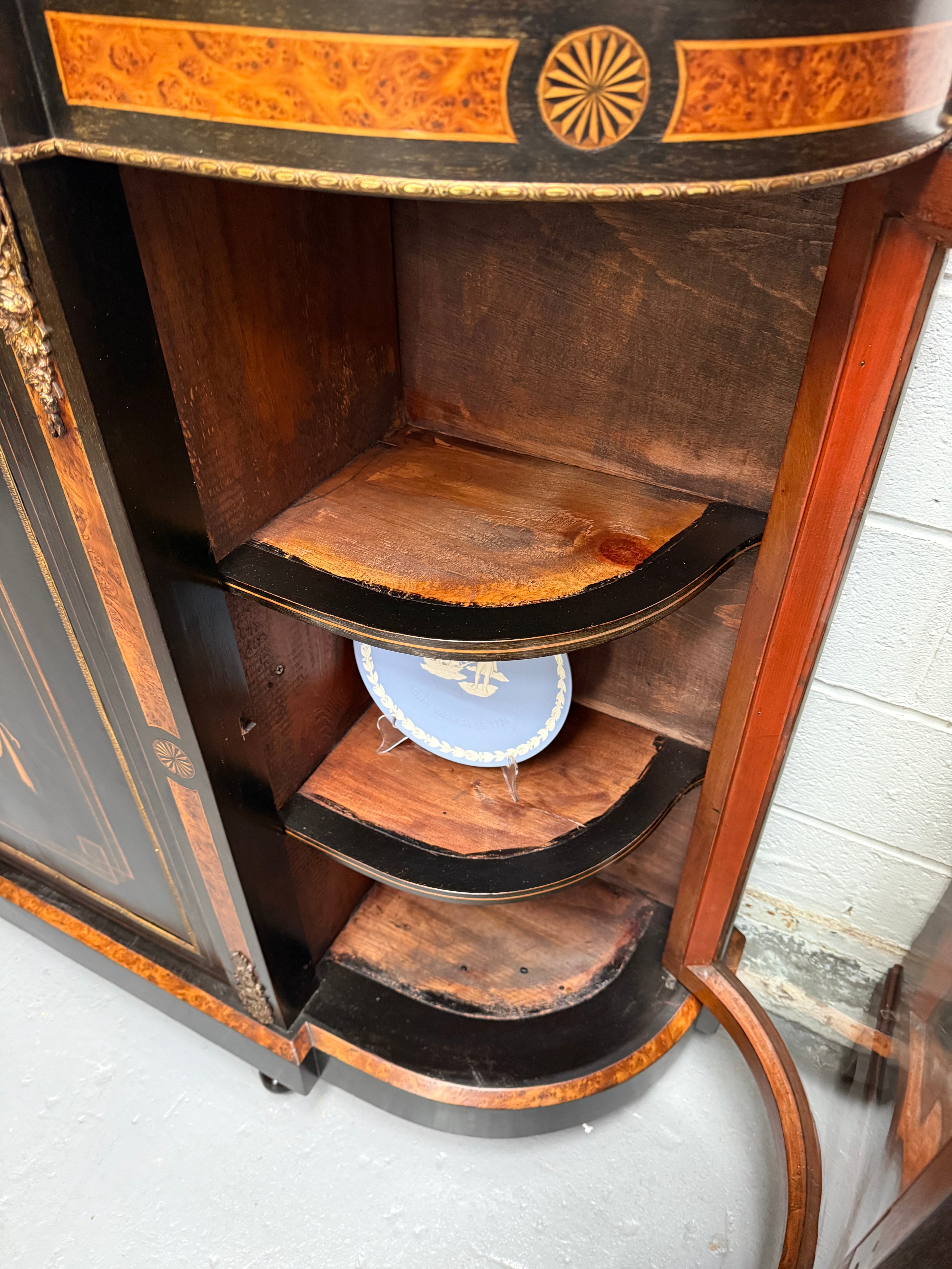 19th Century French Ebonised Credenza | Antique & Vintage | Moonee Ponds Antiques | Australia Wide Delivery