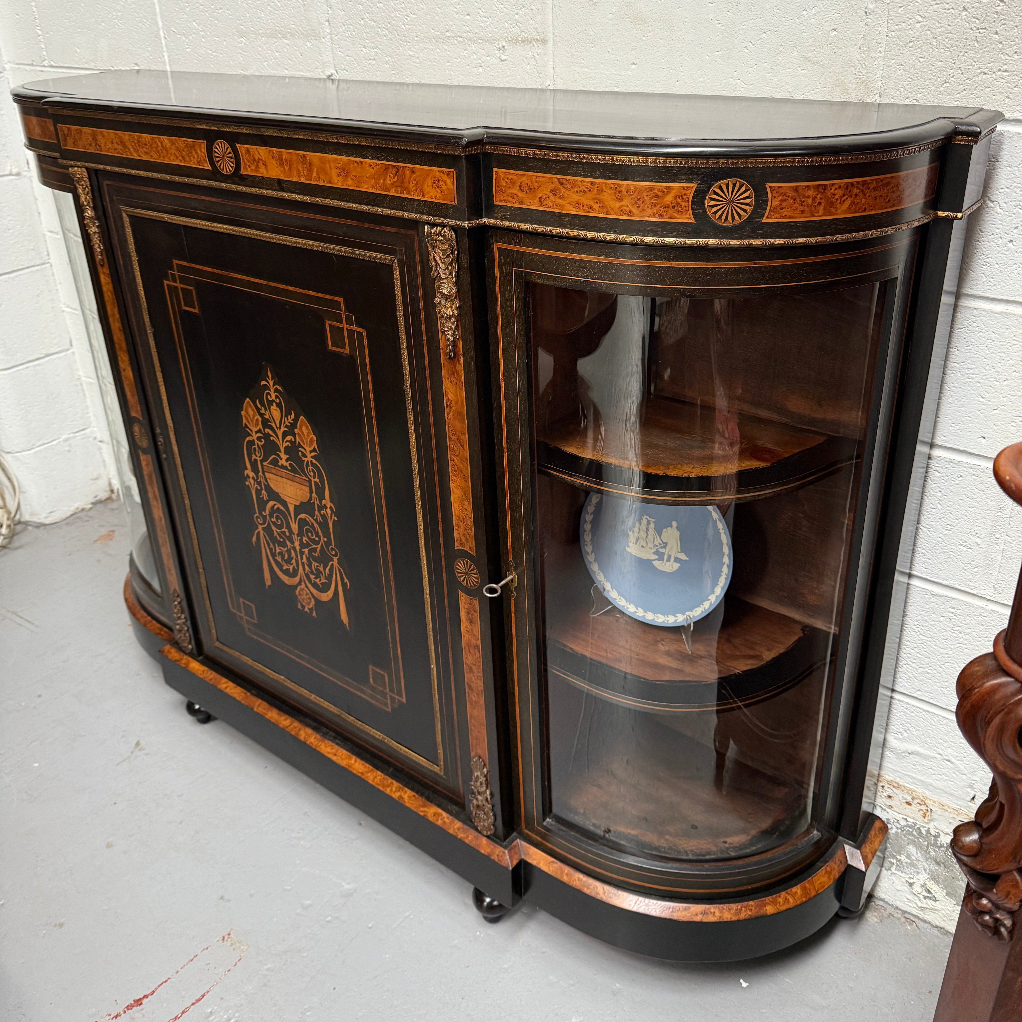 19th Century French Ebonised Credenza | Antique & Vintage | Moonee Ponds Antiques | Australia Wide Delivery