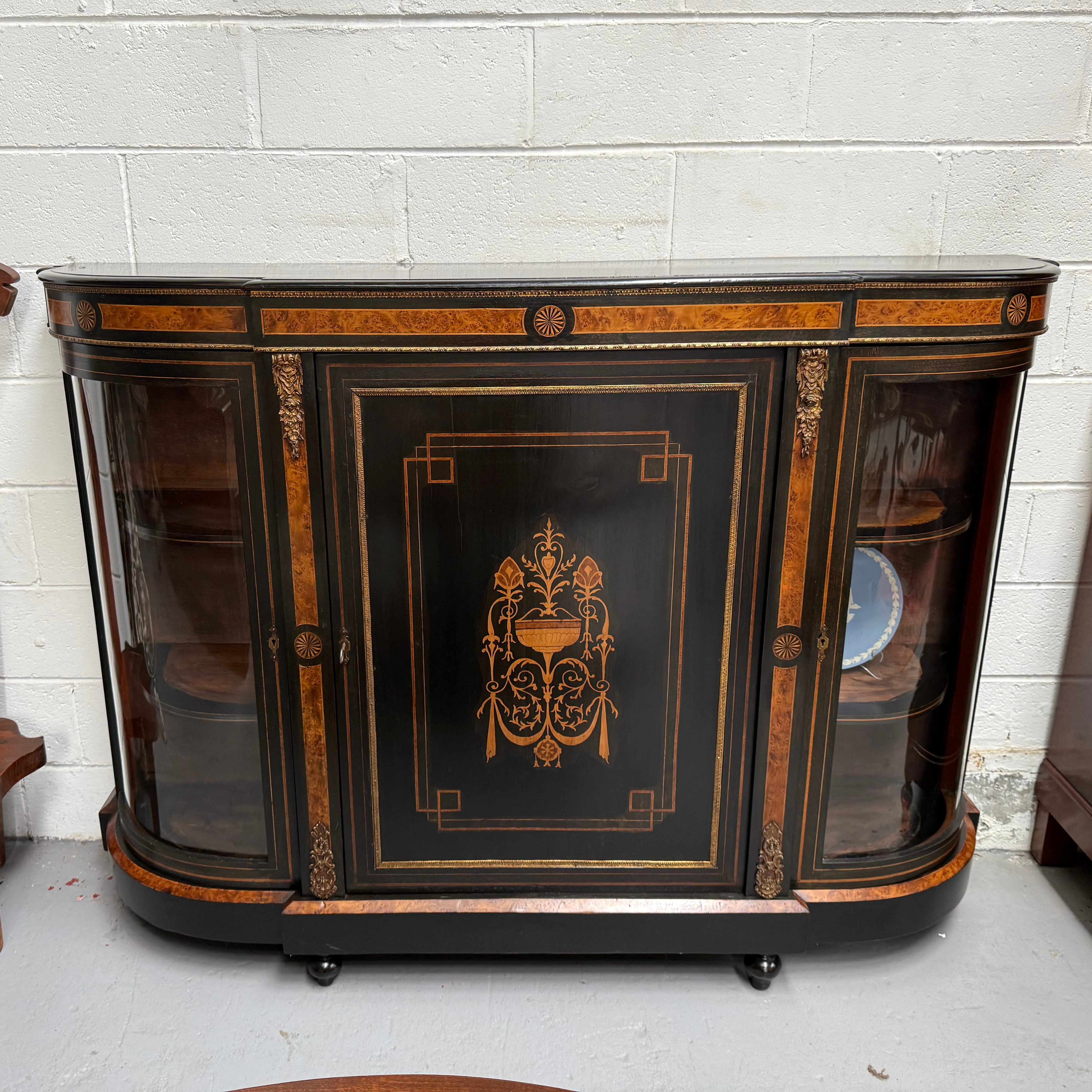 19th Century French Ebonised Credenza | Antique & Vintage | Moonee Ponds Antiques | Australia Wide Delivery