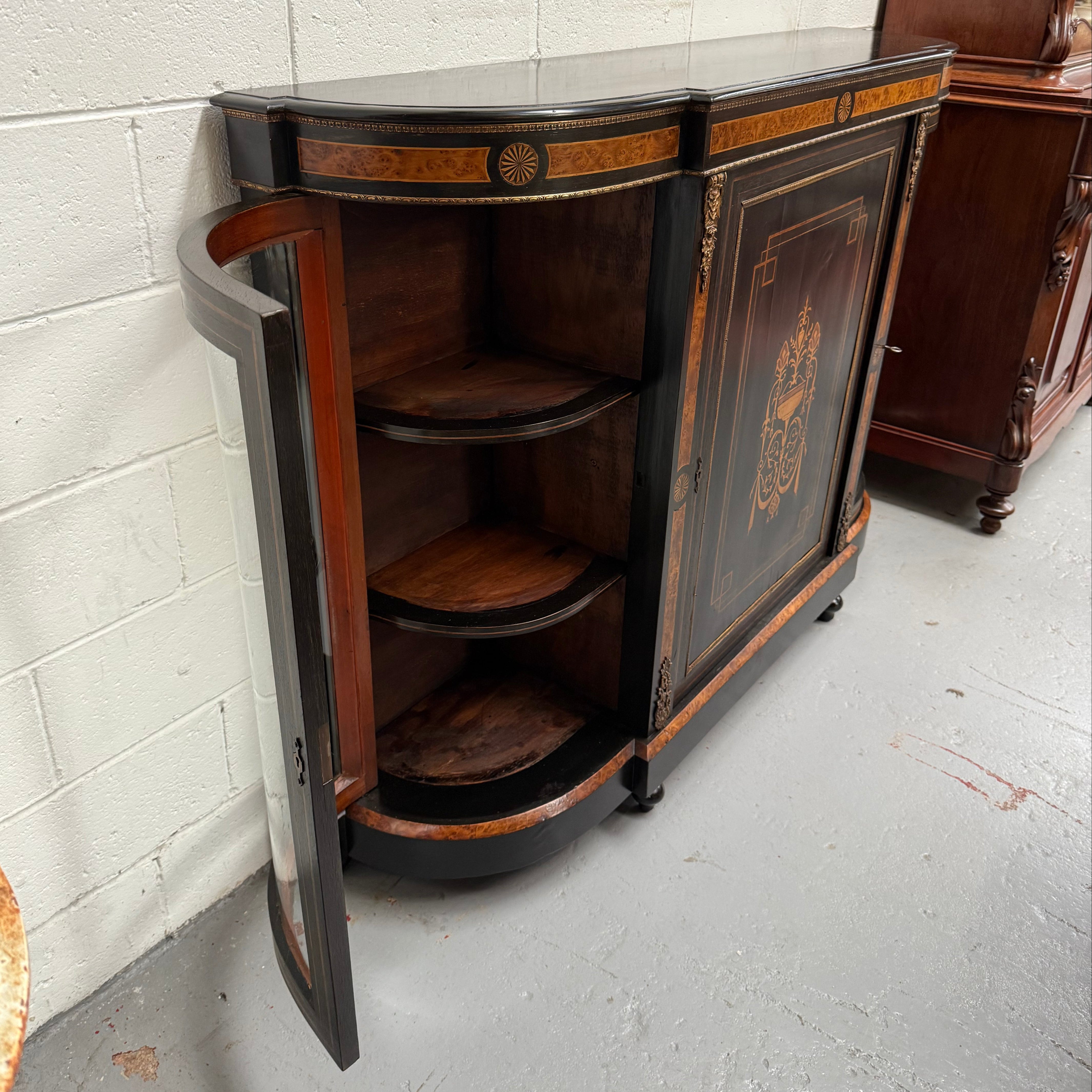 19th Century French Ebonised Credenza | Antique & Vintage | Moonee Ponds Antiques | Australia Wide Delivery