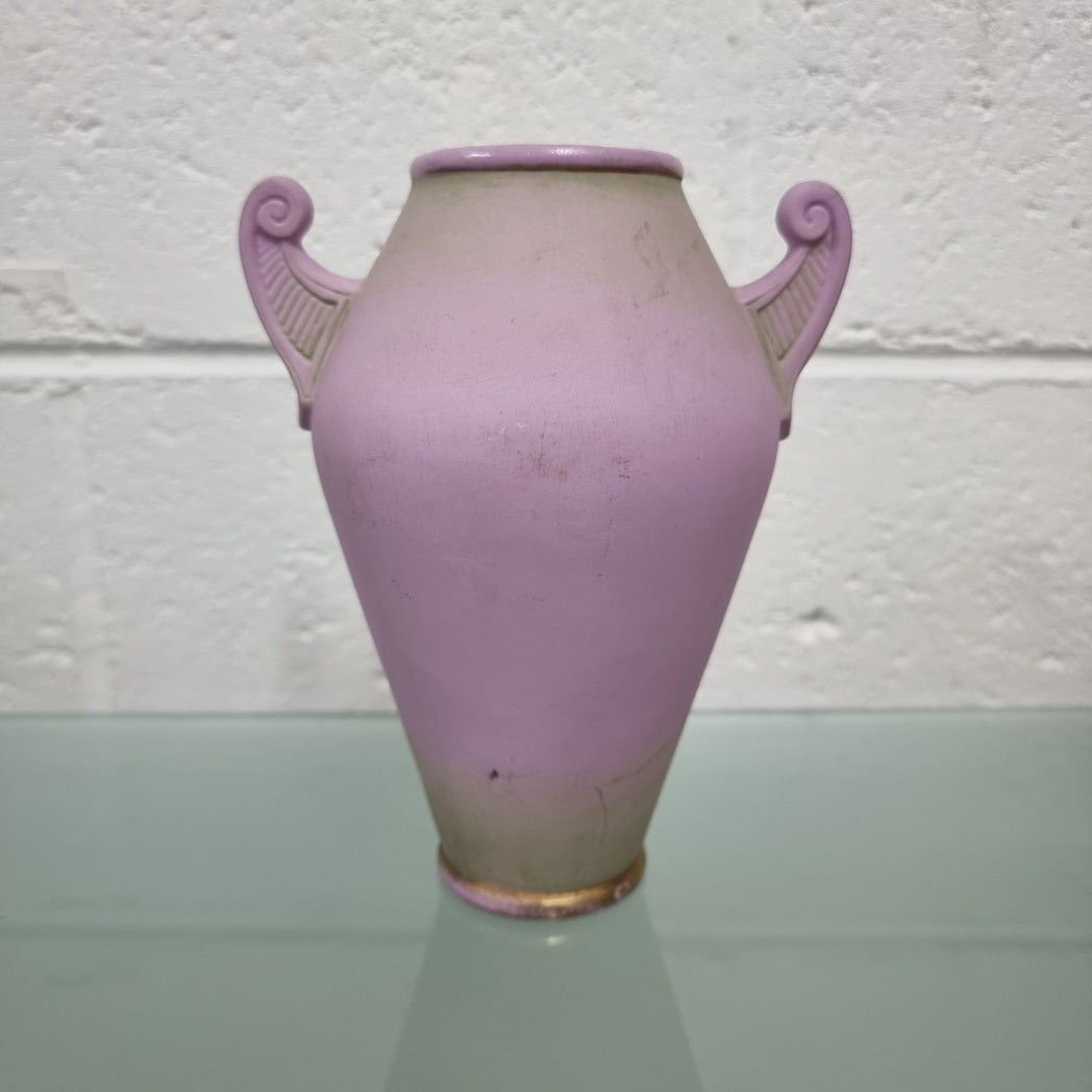 Art Nouveau Schafer Vater Rudolstaft Purple Jasperware Vase | Antique & Vintage | Moonee Ponds Antiques | Australia Wide Delivery
