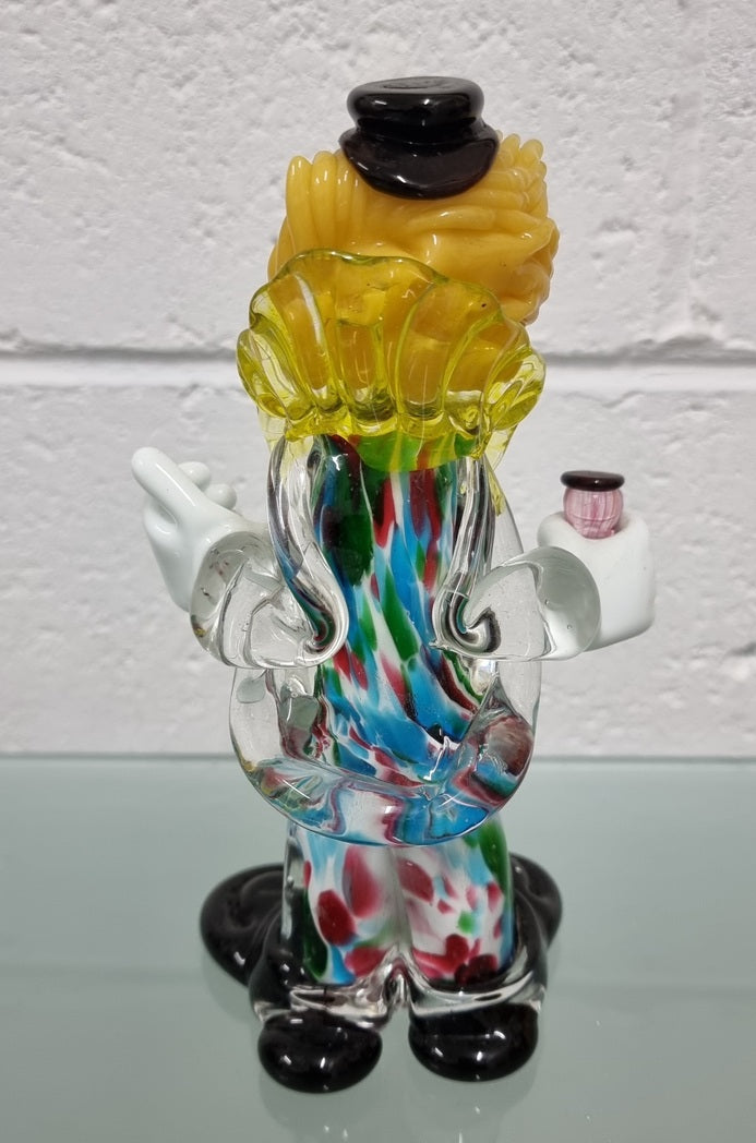 Vintage Murano Style Glass Clown