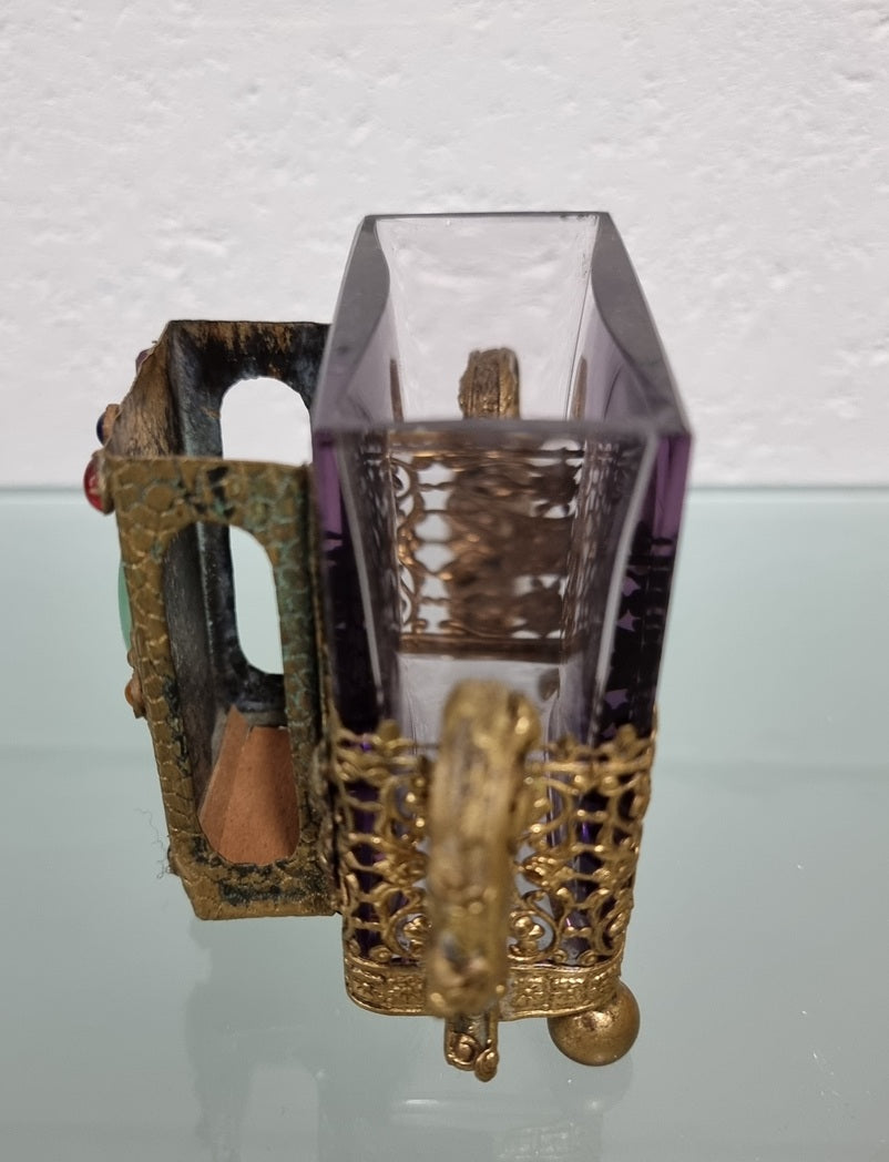 Vintage Bohemian Match Box Holder