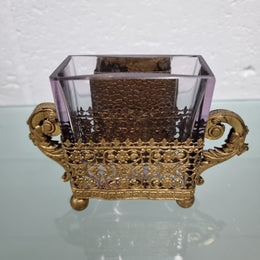 Vintage Bohemian Match Box Holder