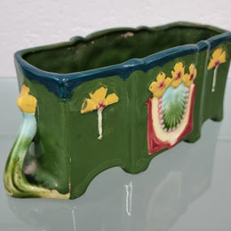 Eichwald Majolica Secessionist Art Nouveau Vase