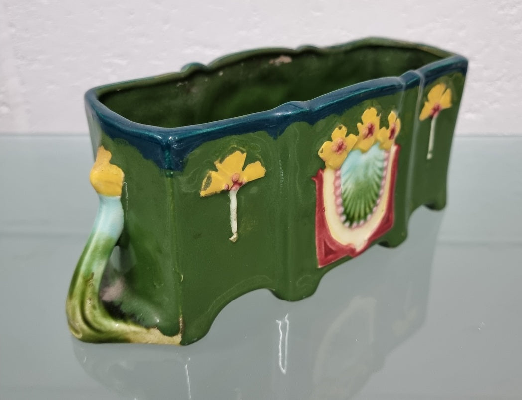 Eichwald Majolica Secessionist Art Nouveau Vase