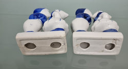 Pair of Delft Kissing Couple Statues | Antique & Vintage | Moonee Ponds Antiques | Australia Wide Delivery