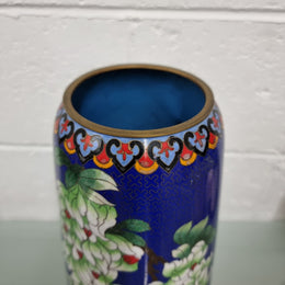 Antique Cloisonné Floral Vase