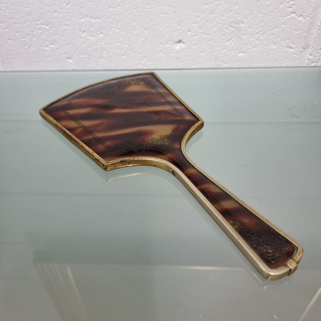 Vintage Tortoiseshell Effect Dressing Table Mirror | Antique & Vintage | Moonee Ponds Antiques | Australia Wide Delivery