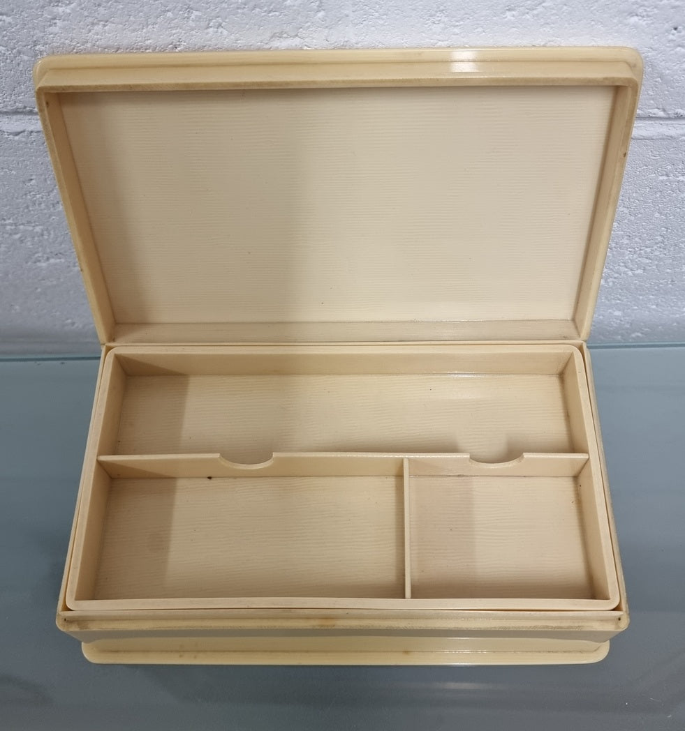 Yellow Xylonite Jewellery Box | Antique & Vintage | Moonee Ponds Antiques | Australia Wide Delivery