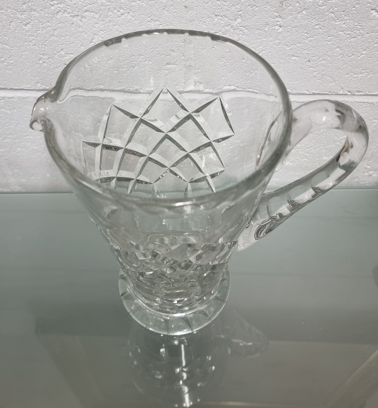 Large Crystal Jug | Antique & Vintage | Moonee Ponds Antiques | Australia Wide Delivery