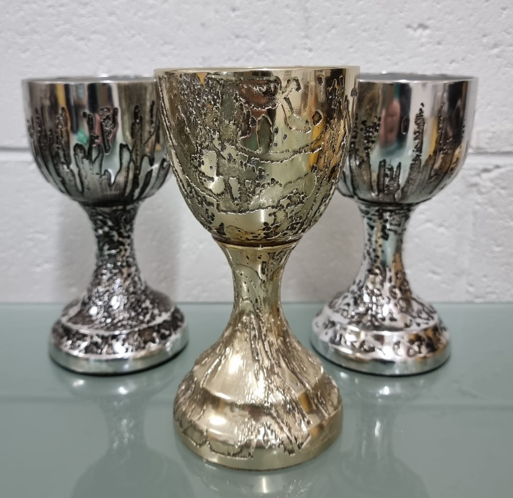 3 Vintage Mid Century Modern Don Sheil Goblets | Antique & Vintage | Moonee Ponds Antiques | Australia Wide Delivery