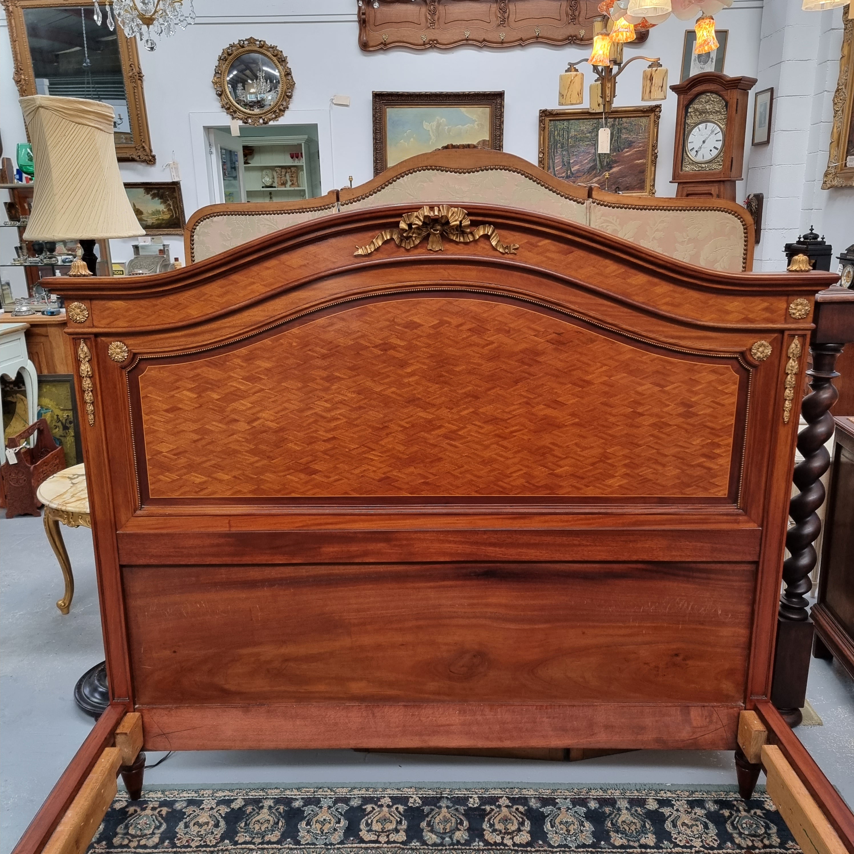 Louis 16th Style Queen Size Bed | Antique & Vintage | Moonee Ponds Antiques | Australia Wide Delivery