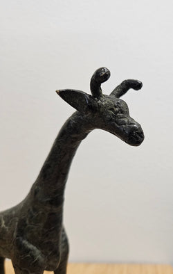 Vintage Kenyan Bronze Giraffe Figure | Antique & Vintage | Moonee Ponds Antiques | Australia Wide Delivery