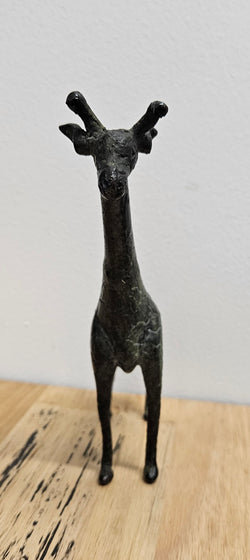 Vintage Kenyan Bronze Giraffe Figure | Antique & Vintage | Moonee Ponds Antiques | Australia Wide Delivery