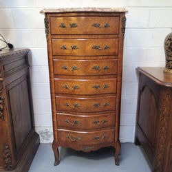 Louis XV Style Semainier With Marquetry Inlay | Antique & Vintage | Moonee Ponds Antiques | Australia Wide Delivery