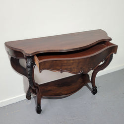 French 19th Century Rosewood Console Table With Drawer | Antique & Vintage | Moonee Ponds Antiques | Australia Wide Delivery
