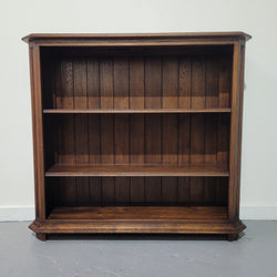 Hard to Find French Oak Open Bookcase | Antique & Vintage | Moonee Ponds Antiques | Australia Wide Delivery