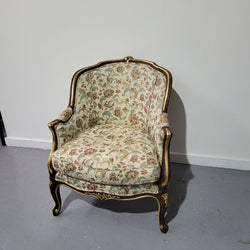 Vintage Louis XV Style Upholstered Armchair | Antique & Vintage | Moonee Ponds Antiques | Australia Wide Delivery