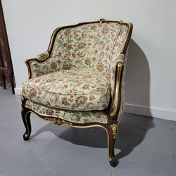 Vintage Louis XV Style Upholstered Armchair | Antique & Vintage | Moonee Ponds Antiques | Australia Wide Delivery