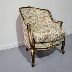Vintage Louis XV Style Upholstered Armchair | Antique & Vintage | Moonee Ponds Antiques | Australia Wide Delivery
