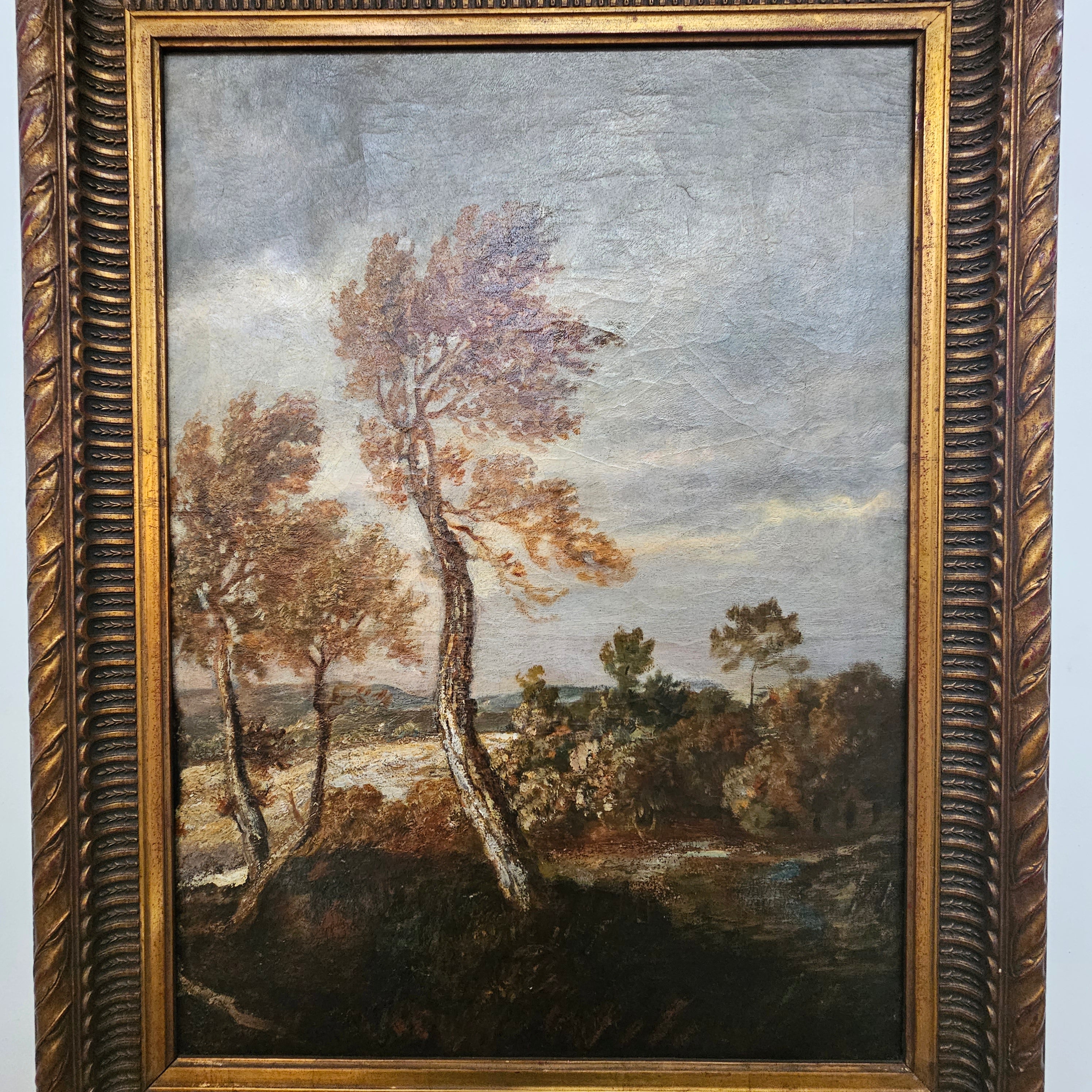 18th Century Oil on Canvas French/Italian School of Autumnal Landscape | Antique & Vintage | Moonee Ponds Antiques | Australia Wide Delivery