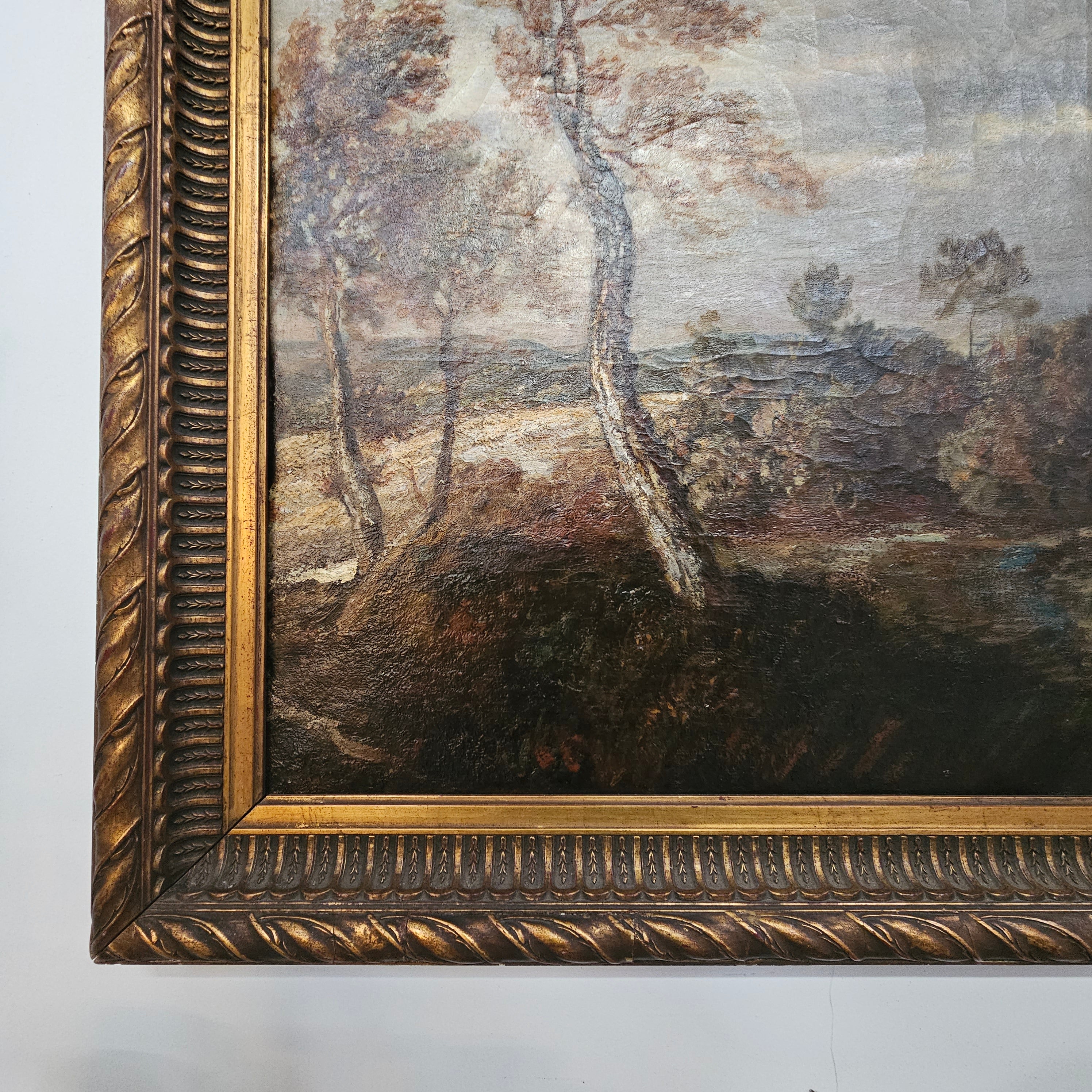 18th Century Oil on Canvas French/Italian School of Autumnal Landscape | Antique & Vintage | Moonee Ponds Antiques | Australia Wide Delivery