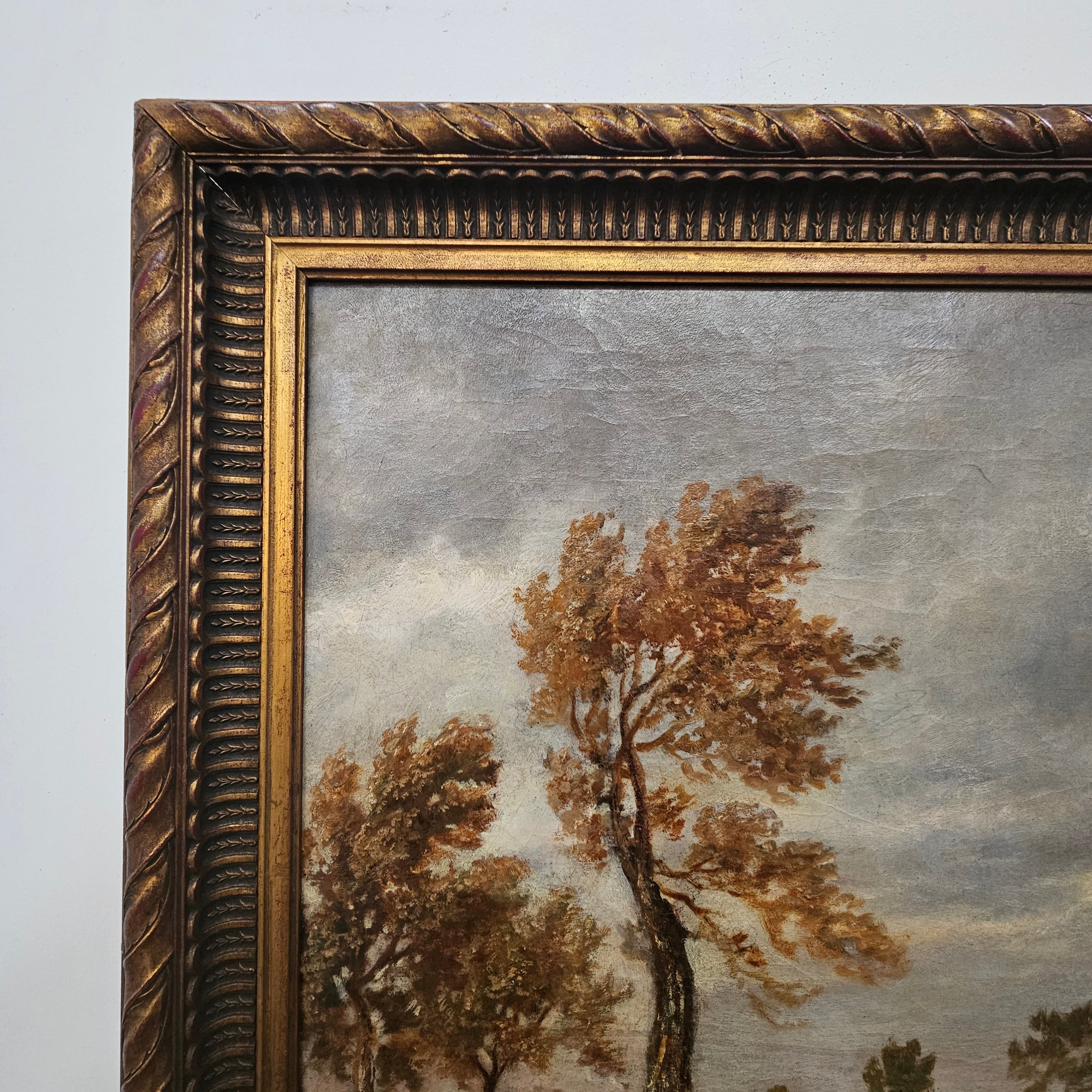 18th Century Oil on Canvas French/Italian School of Autumnal Landscape | Antique & Vintage | Moonee Ponds Antiques | Australia Wide Delivery
