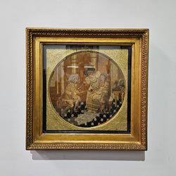 Georgian Silk Needlepoint Tapestry Framed | Antique & Vintage | Moonee Ponds Antiques | Australia Wide Delivery