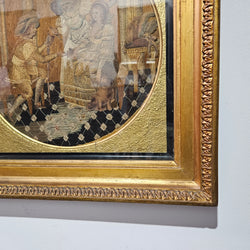 Georgian Silk Needlepoint Tapestry Framed | Antique & Vintage | Moonee Ponds Antiques | Australia Wide Delivery