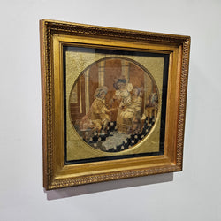 Georgian Silk Needlepoint Tapestry Framed | Antique & Vintage | Moonee Ponds Antiques | Australia Wide Delivery