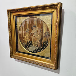 Georgian Silk Needlepoint Tapestry Framed | Antique & Vintage | Moonee Ponds Antiques | Australia Wide Delivery