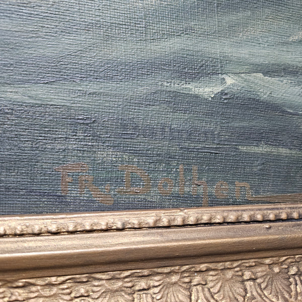 Stunning signed oil on board painting of a rough ocean scene, the painting has a gilt frame and is in great original condition. Please see photos as they form part of the description. 