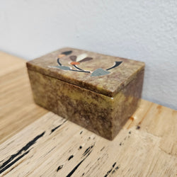 Vintage Inlaid Marble Trinket Box | Antique & Vintage | Moonee Ponds Antiques | Australia Wide Delivery