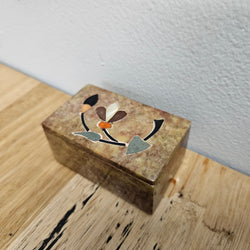 Vintage Inlaid Marble Trinket Box | Antique & Vintage | Moonee Ponds Antiques | Australia Wide Delivery
