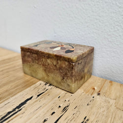Vintage Inlaid Marble Trinket Box | Antique & Vintage | Moonee Ponds Antiques | Australia Wide Delivery