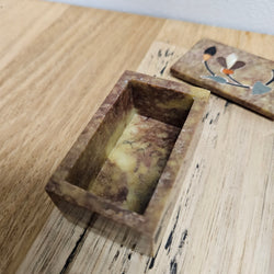 Vintage Inlaid Marble Trinket Box | Antique & Vintage | Moonee Ponds Antiques | Australia Wide Delivery