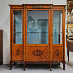 Louis XV Style Marquetry Inlaid Vitrine | Antique & Vintage | Moonee Ponds Antiques | Australia Wide Delivery