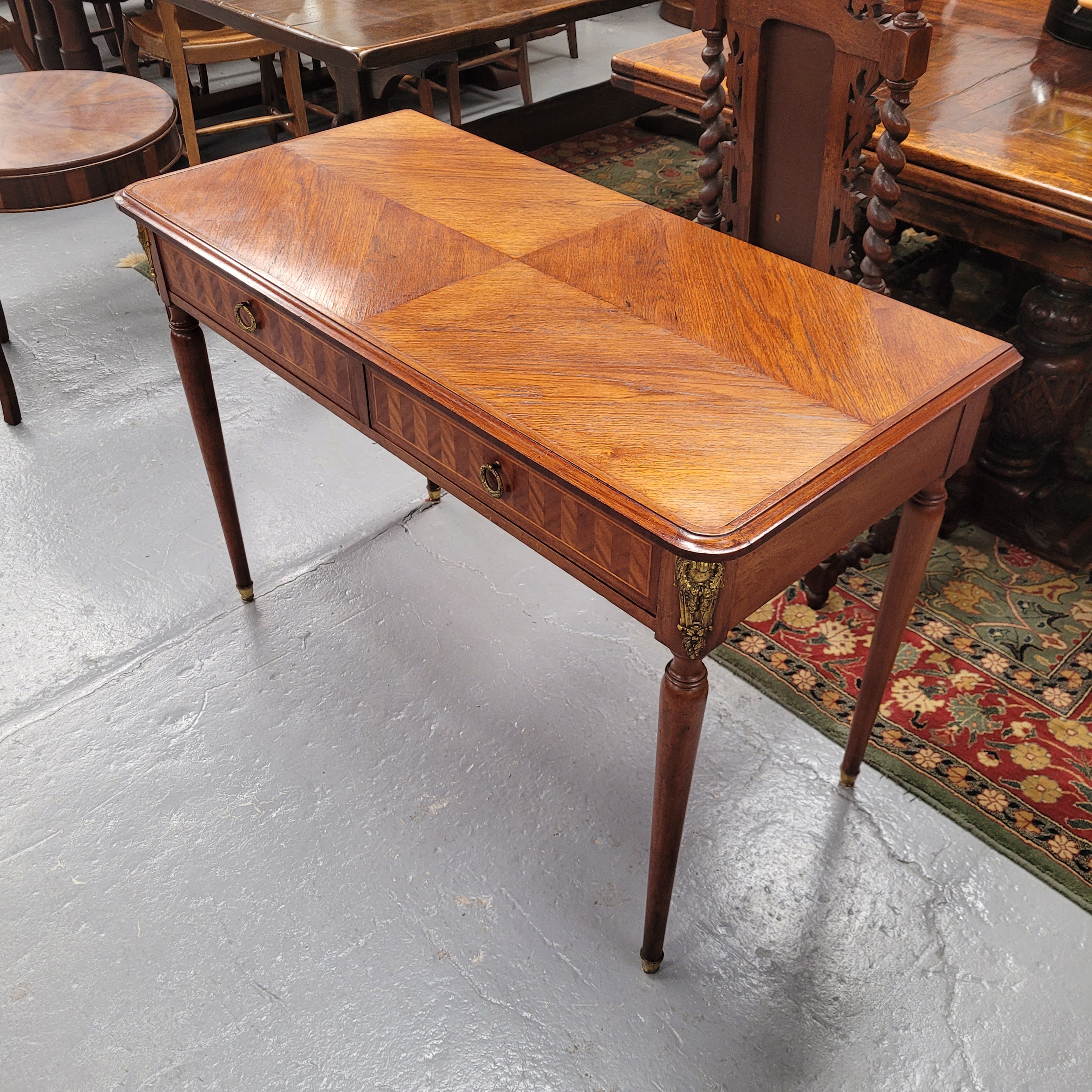 Beautiful French Late 19th Century Inlaid desk | Antique & Vintage | Moonee Ponds Antiques | Australia Wide Delivery