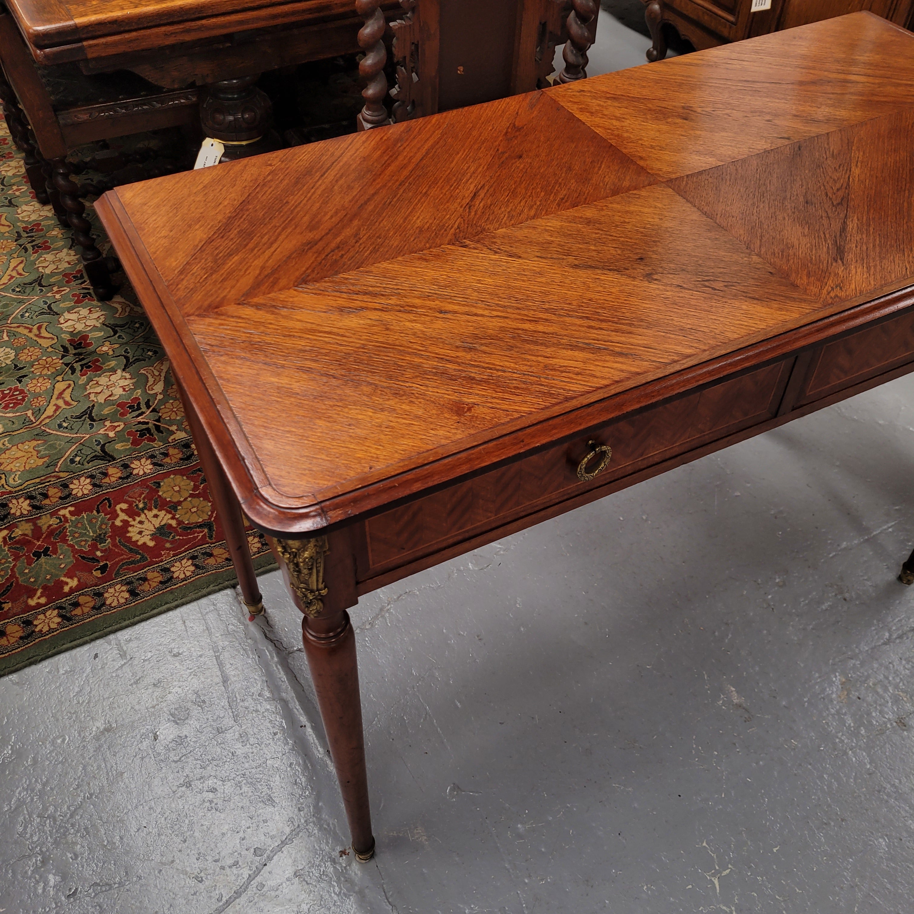 Beautiful French Late 19th Century Inlaid desk | Antique & Vintage | Moonee Ponds Antiques | Australia Wide Delivery