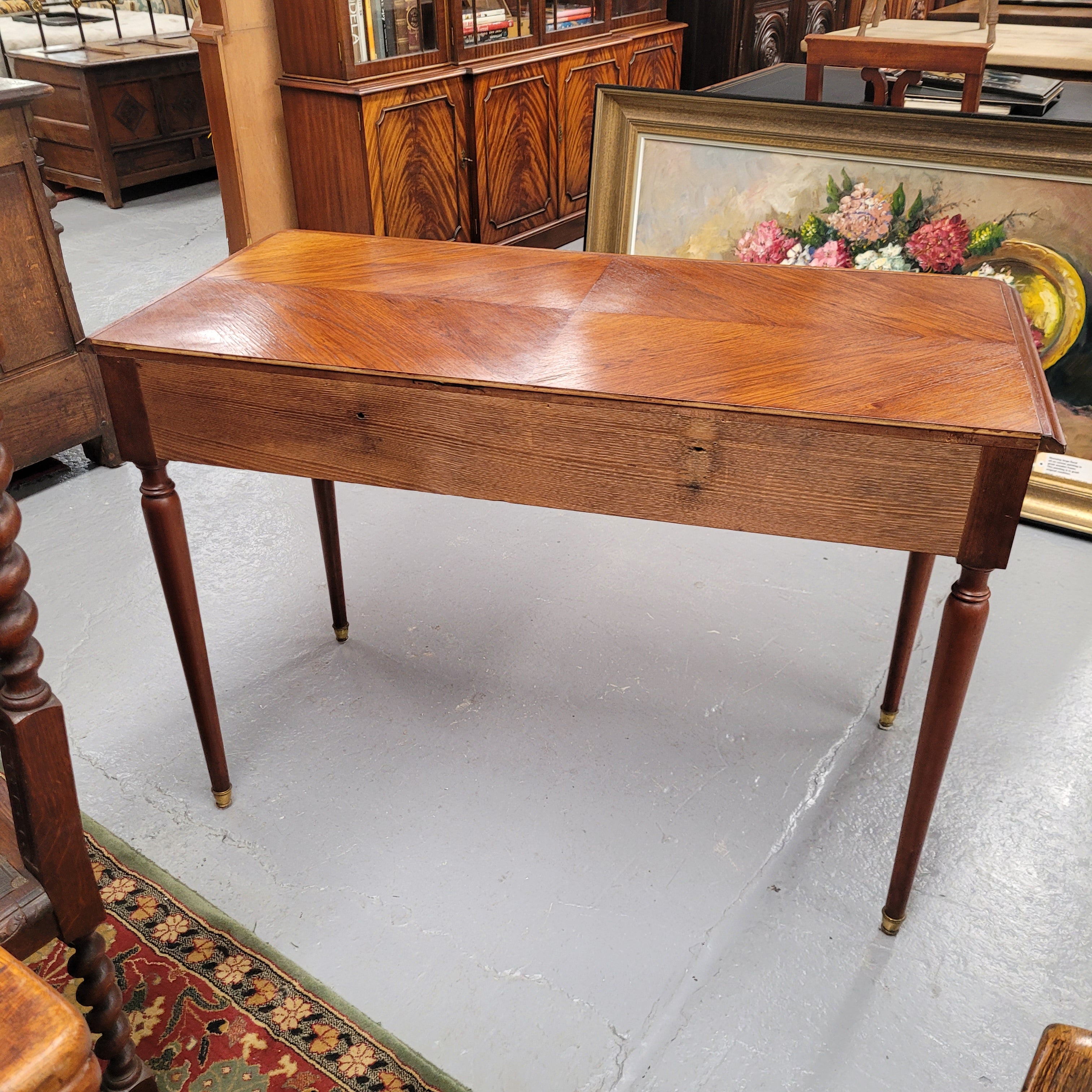 Beautiful French Late 19th Century Inlaid desk | Antique & Vintage | Moonee Ponds Antiques | Australia Wide Delivery