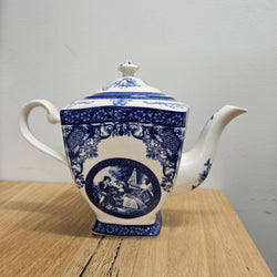 Elegant Blue & White Vintage Teapot | Antique & Vintage | Moonee Ponds Antiques | Australia Wide Delivery