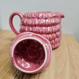 Pretty pink dainty lady English tea pot. There is a chip on the rim of lid, please see photos as they form part of the description. 