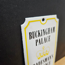 Enamel on Copper "Buckingham Palace" sign | Antique & Vintage | Moonee Ponds Antiques | Australia Wide Delivery