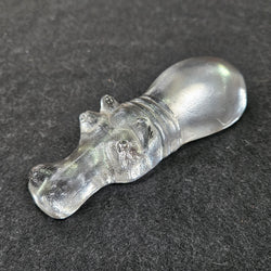 Vintage Kosta Boda Zoo Series Swimming Hippo | Antique & Vintage | Moonee Ponds Antiques | Australia Wide Delivery