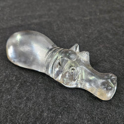 Vintage Kosta Boda Zoo Series Swimming Hippo | Antique & Vintage | Moonee Ponds Antiques | Australia Wide Delivery