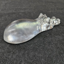 Vintage Kosta Boda Zoo Series Swimming Hippo | Antique & Vintage | Moonee Ponds Antiques | Australia Wide Delivery