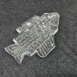 Vintage Pukeberg Sweden Glass Fish Suncatcher